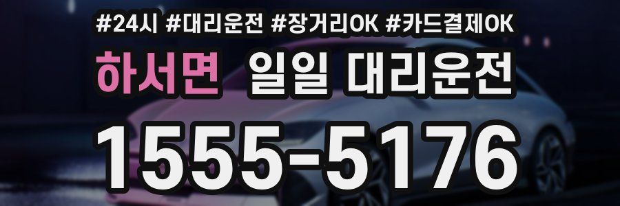 하서면 일일 대리운전