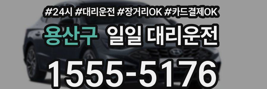 용산구 일일 대리운전