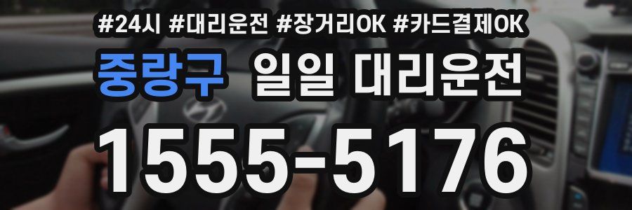 중랑구 일일 대리운전