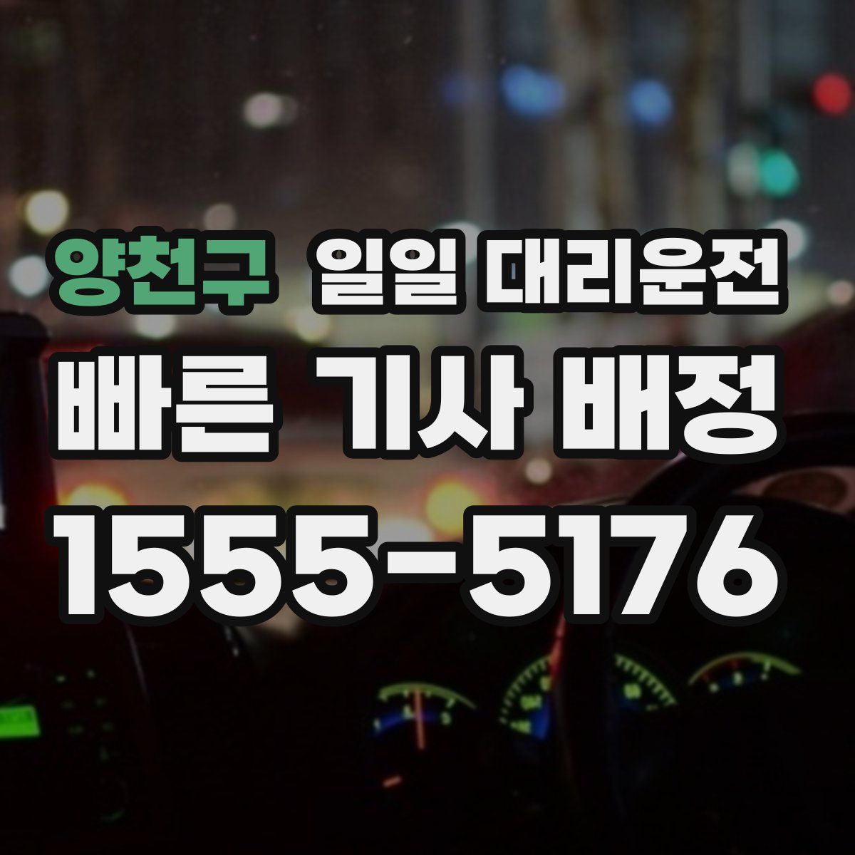 양천구 일일 대리운전