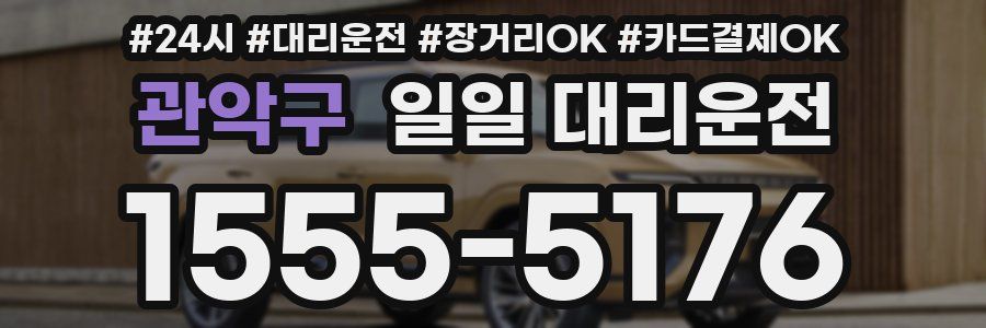 관악구 일일 대리운전