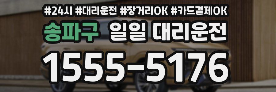 송파구 일일 대리운전