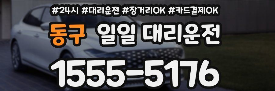 동구 일일 대리운전