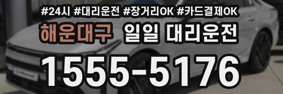 해운대구 일일 대리운전
