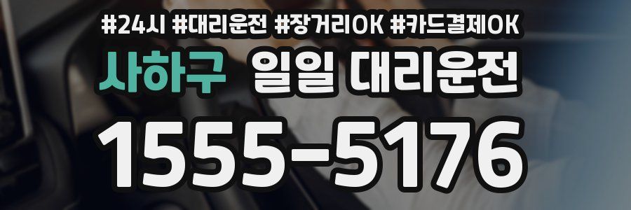 사하구 일일 대리운전