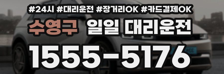 수영구 일일 대리운전