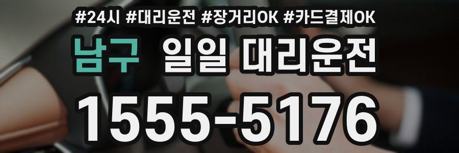 남구 일일 대리운전