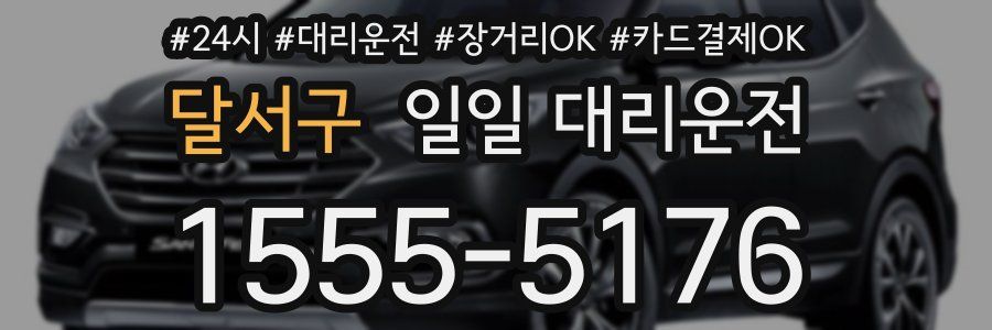 달서구 일일 대리운전