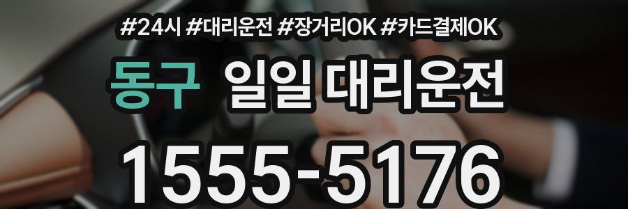 동구 일일 대리운전