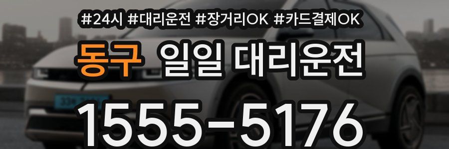 동구 일일 대리운전