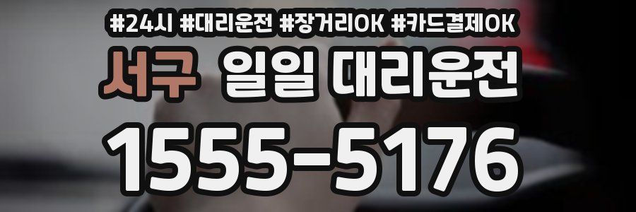 서구 일일 대리운전
