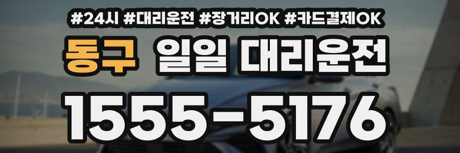 동구 일일 대리운전