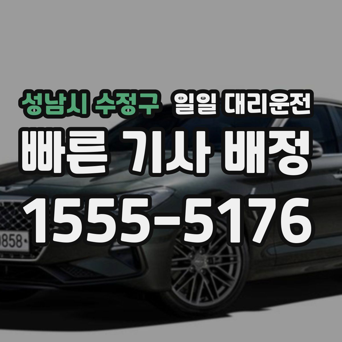 성남시 수정구 일일 대리운전