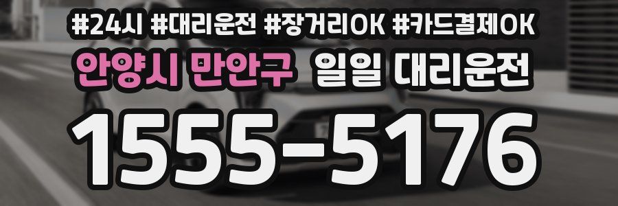 안양시 만안구 일일 대리운전
