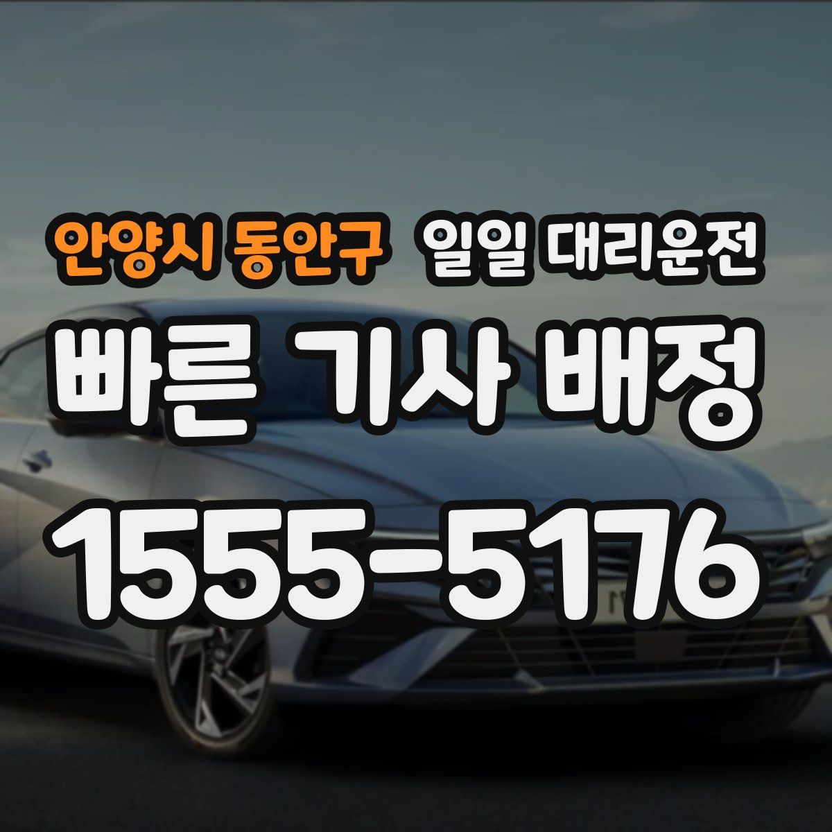 안양시 동안구 일일 대리운전