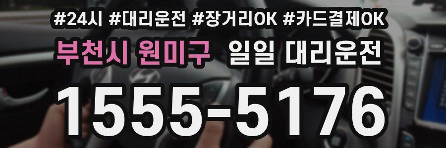 부천시 원미구 일일 대리운전