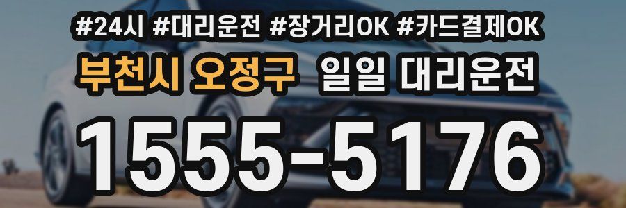 부천시 오정구 일일 대리운전