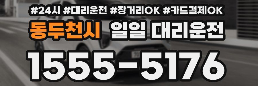 동두천시 일일 대리운전