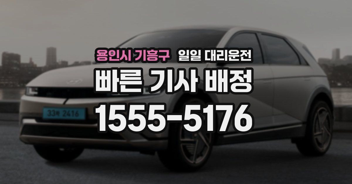 용인시 기흥구 일일 대리운전