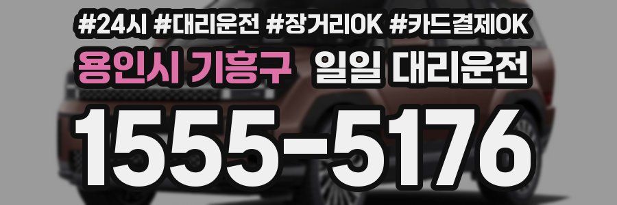 용인시 기흥구 일일 대리운전