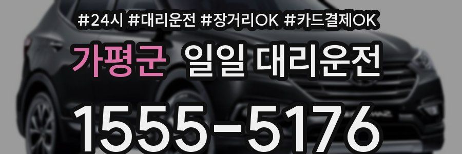 가평군 일일 대리운전