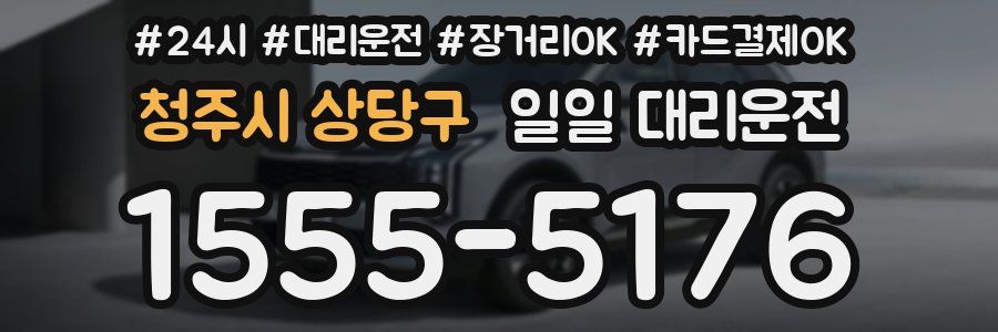 청주시 상당구 일일 대리운전