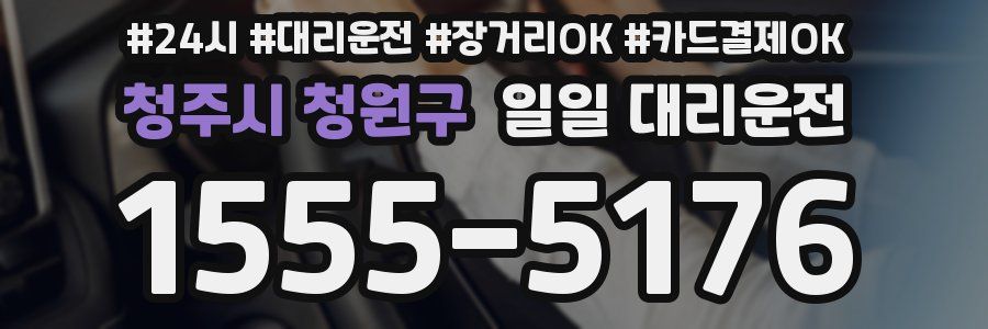 청주시 청원구 일일 대리운전