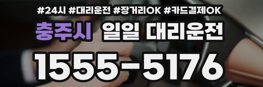 충주시 일일 대리운전