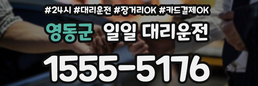 영동군 일일 대리운전