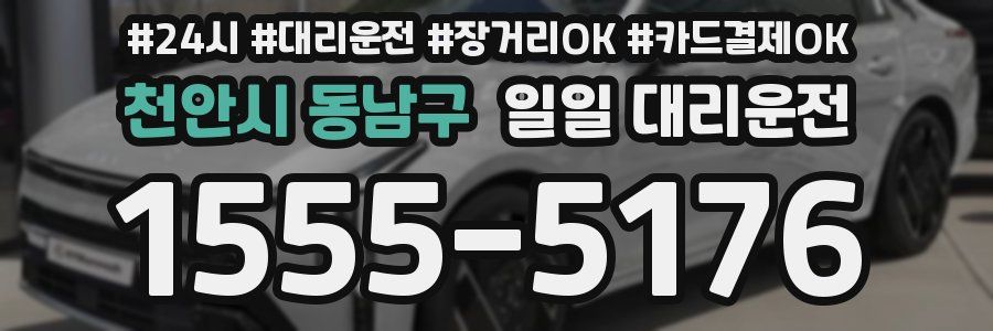 천안시 동남구 일일 대리운전