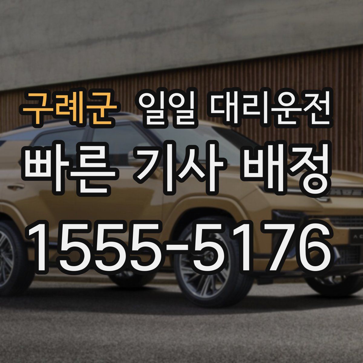 구례군 일일 대리운전