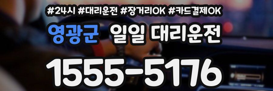 영광군 일일 대리운전