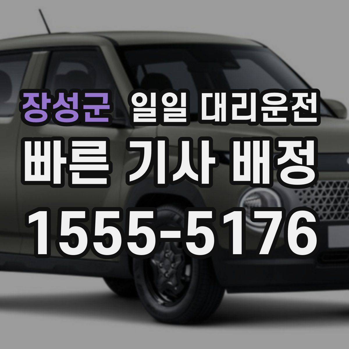 장성군 일일 대리운전