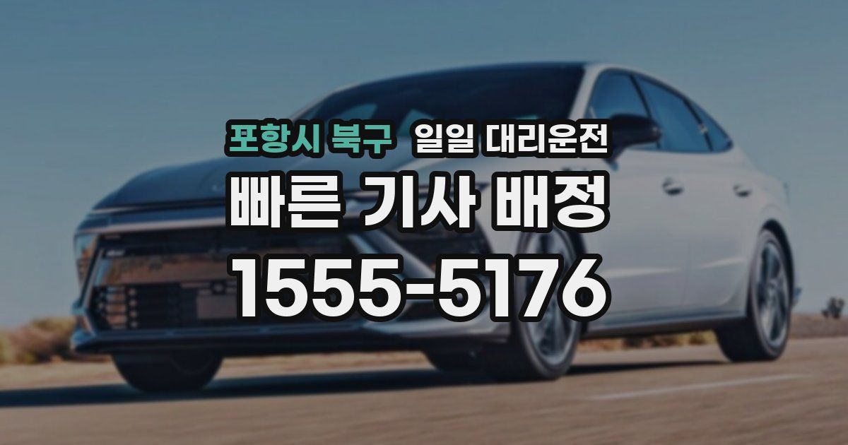 포항시 북구 일일 대리운전