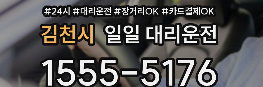 김천시 일일 대리운전