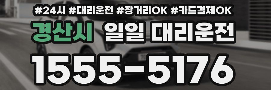 경산시 일일 대리운전