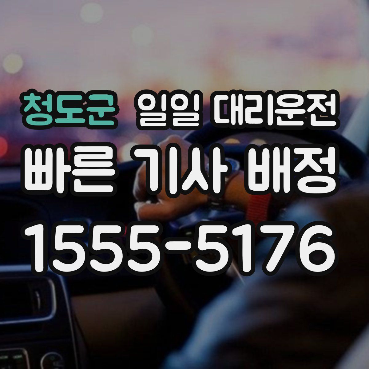 청도군 일일 대리운전