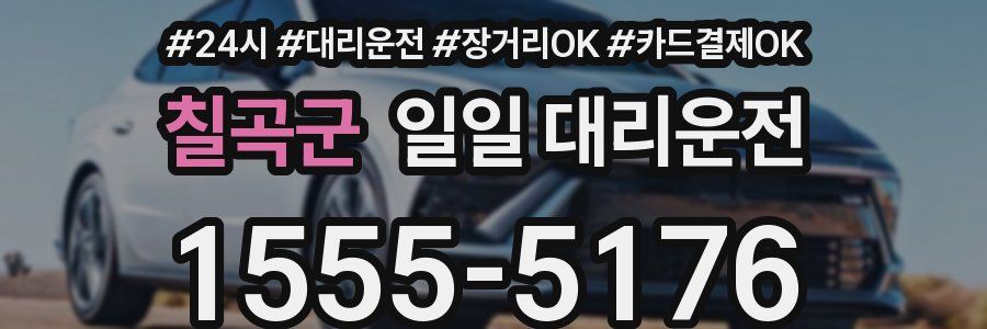 칠곡군 일일 대리운전