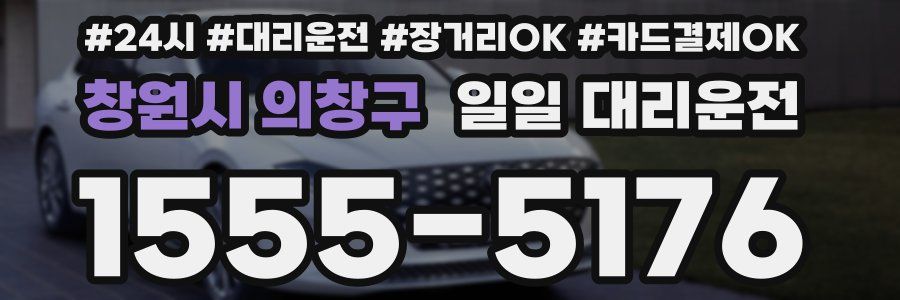 창원시 의창구 일일 대리운전