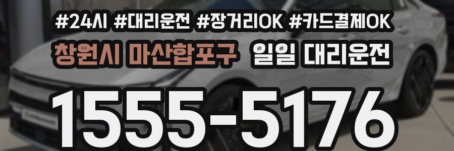 창원시 마산합포구 일일 대리운전