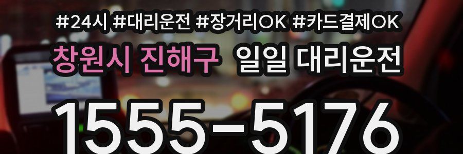 창원시 진해구 일일 대리운전