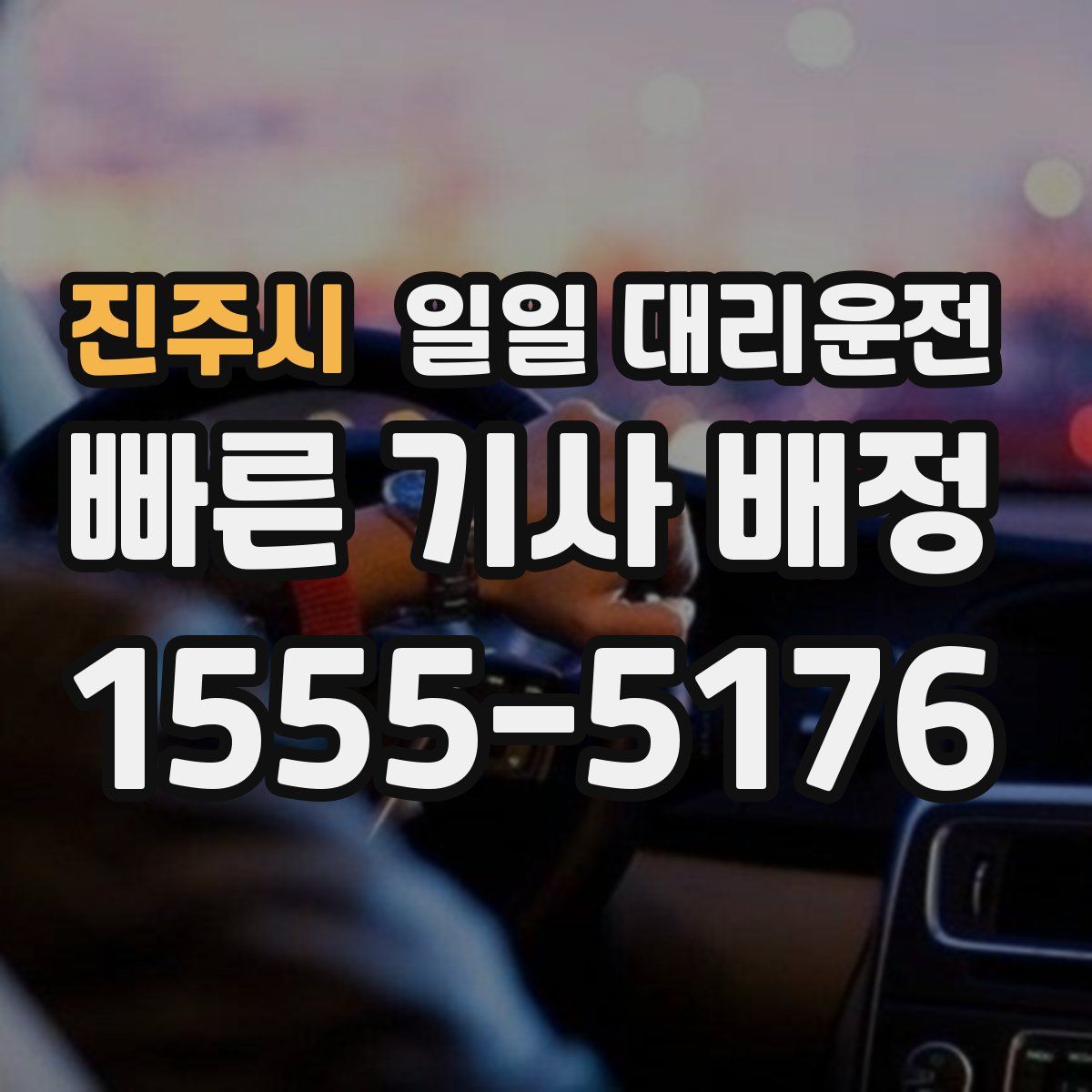 진주시 일일 대리운전