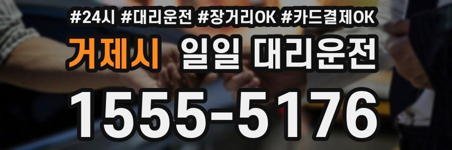 거제시 일일 대리운전
