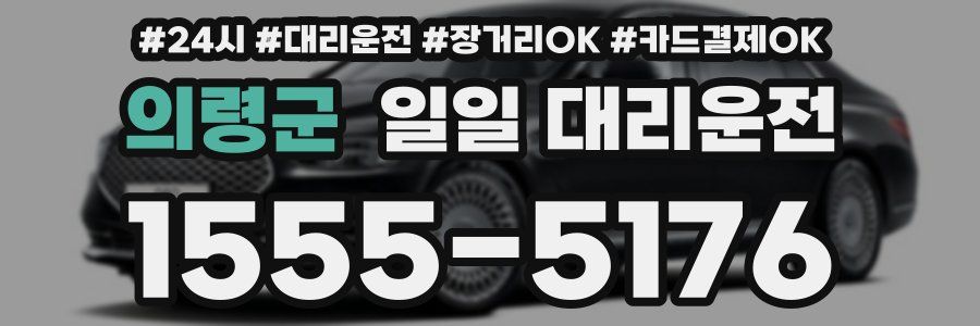 의령군 일일 대리운전