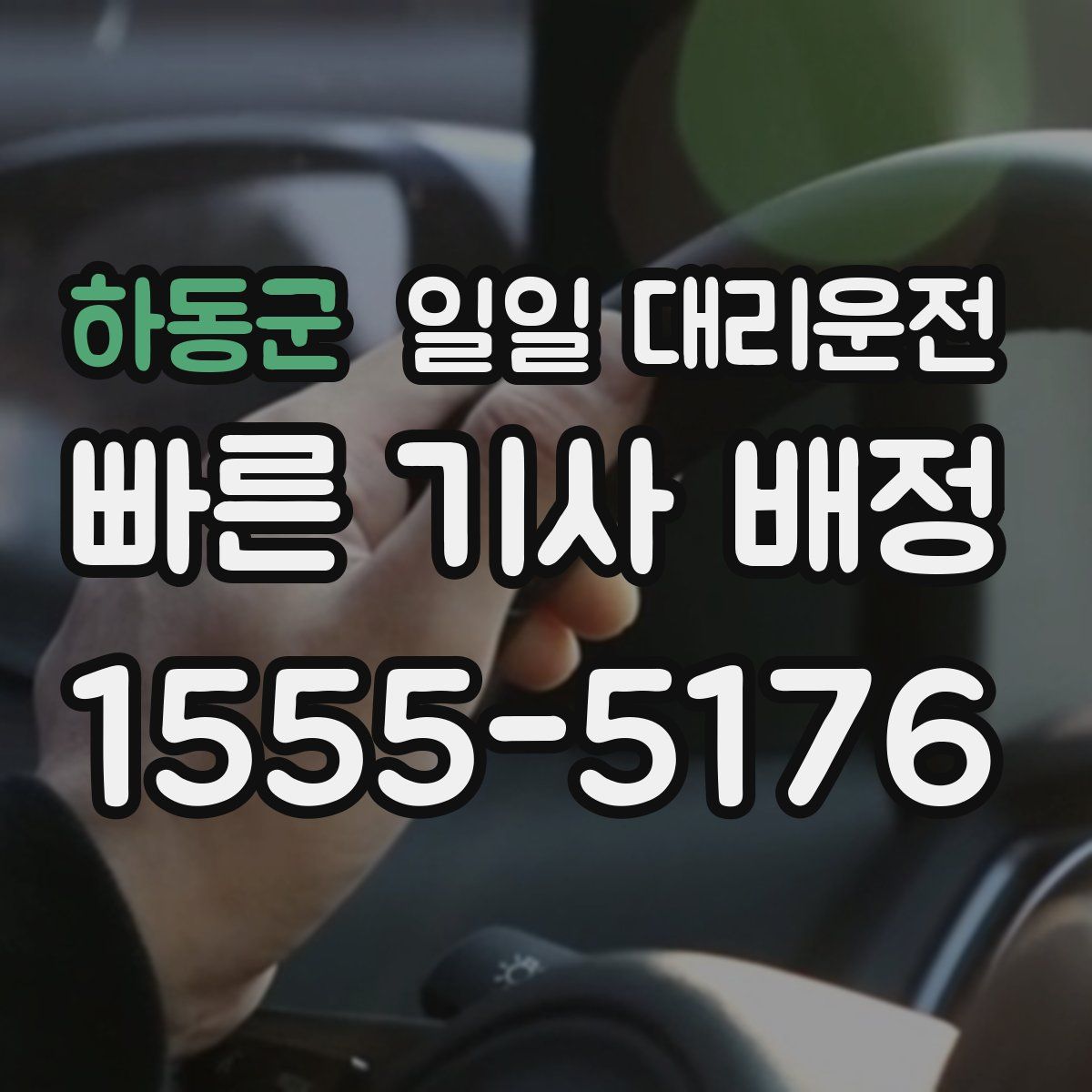 하동군 일일 대리운전