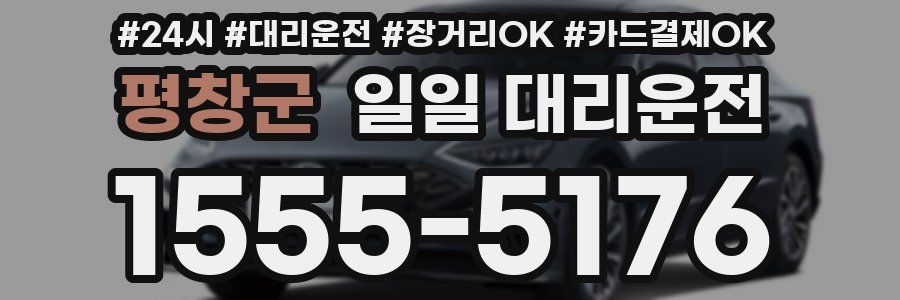 평창군 일일 대리운전