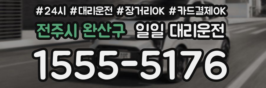 전주시 완산구 일일 대리운전