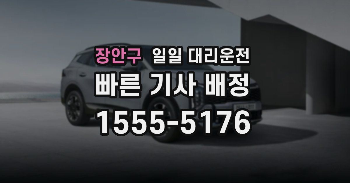 장안구 일일 대리운전