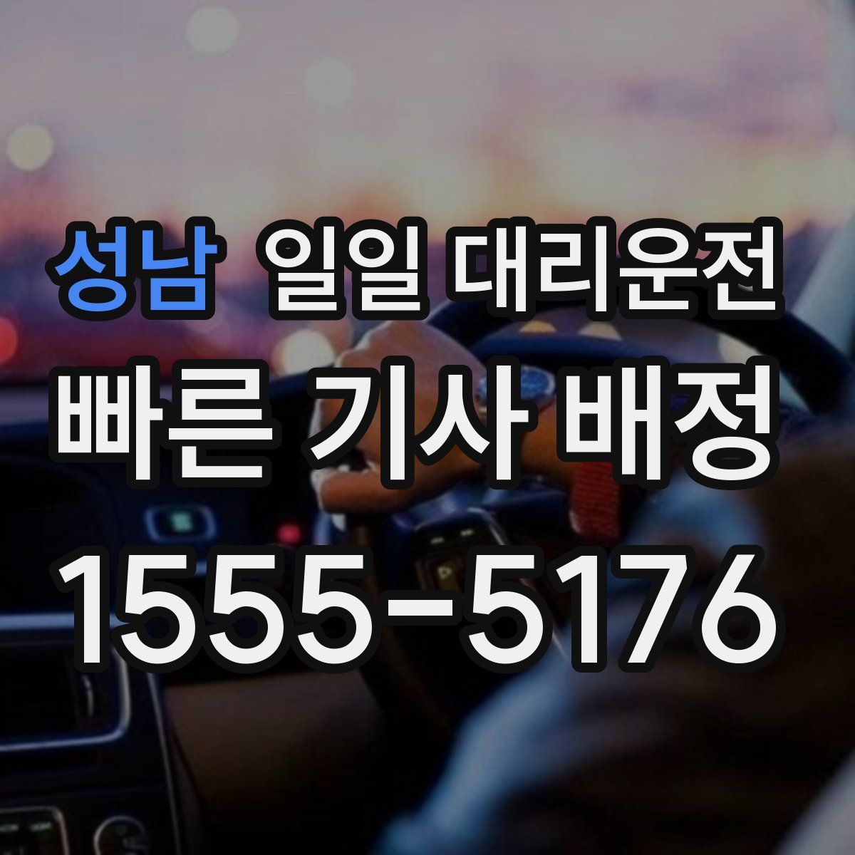 성남 일일 대리운전