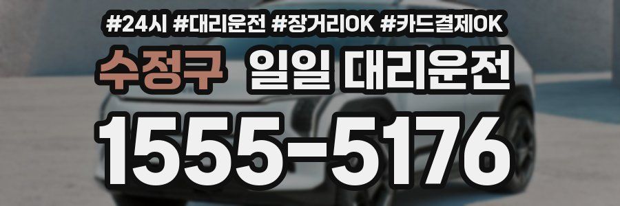수정구 일일 대리운전